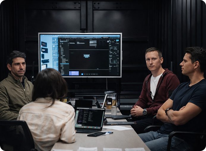 Equipo de Iridian trabajando